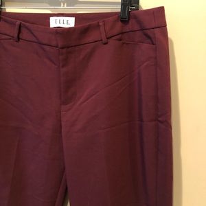 Maroon crop pants